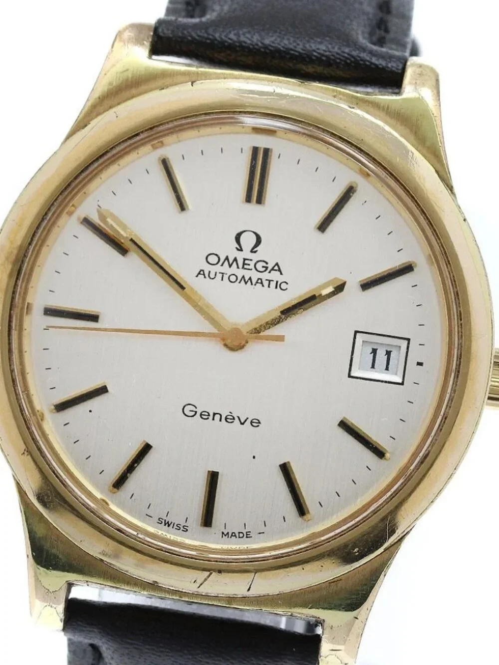 OMEGA Geneve 166.0168 Date Cal.1012 Silver Dial Automatic Men's Watch_958011